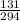 \frac{131}{294}