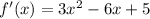 f'(x)=3x^2-6x+5