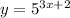 y=5^{3x+2}