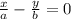 \frac{x}{a}-\frac{y}{b}=0