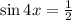 \sin 4x=\frac{1}{2}