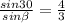 \frac{sin30}{sin\beta}=\frac{4}{3}