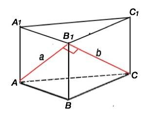 Основанием прямой призмы служит треугольник авс, угол в которого равен 120 градусов, а угол ав1с, об