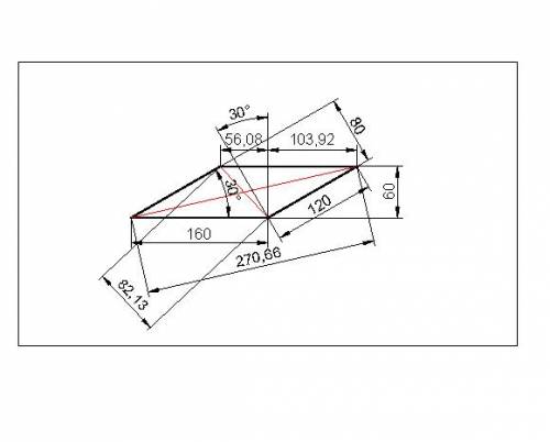 Угол между высотами паралелограма, проведенными с вершины тупого угла равняется 30 градусов. высоты