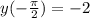 y(- \frac{ \pi }{2} )=-2