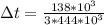 зt = \frac{138 * 10^{3}}{3 * 444* 10^{3}}