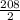 \frac{208}{2}