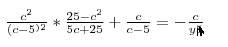 докажите тождество с2\(с-5)(дробь)*25-с2\5с+25(дробь)+с\с-5(дробь)=-с\5(дробь)