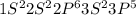 1S^{2} 2S^{2} 2P^{6} 3S^{2} 3P^{5}