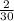 \frac{2}{30}