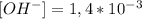 [OH^-]=1,4*10 ^{-3}