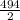 \frac{494}{2}