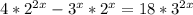 4*2^{2x}-3^x*2^x=18*3^{2x}