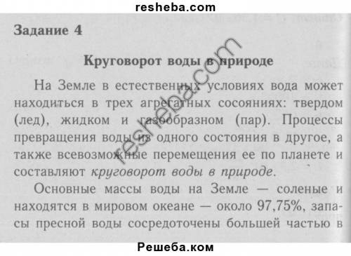 Не большой доклад по теме круговорот воды в природе с точки зрения