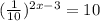 ( \frac{1}{10} ) ^{2x-3} =10&#10;