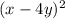 (x-4y)^{2}