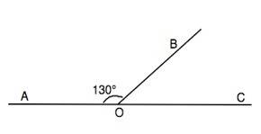 А) начертите угол aob, равный 130 градусам. б) постройте с линейки угол, смежный с углом аов. в) чем