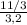 \frac{1 1/3}{3,2}