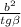 \frac{b ^{2} }{tg \beta }