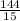 \frac{144}{15}