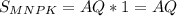 S_{MNPK}=AQ*1=AQ