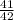 \frac{41}{42}