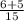 \frac{6+5}{15}