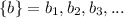 \{b\}=b_1,b_2,b_3,...