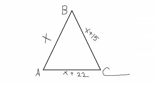 Периметр треугольника авс равен 85 см. сторона ав меньше стороны вс на 15 см, а сторона ас больше ст