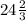 24 \frac{2}{3}