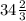 34 \frac{2}{3}