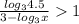 \frac{ log_{3}4.5 }{ 3- log_{3}x } 1