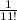 \frac{1}{11!}