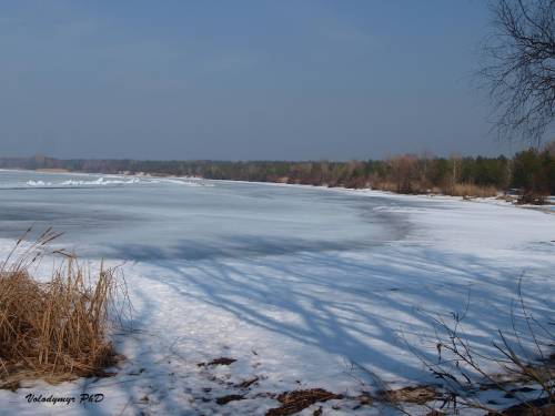 Кийивське море взимку более обширней можно,.