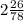 2 \frac{26}{78}