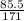 \frac{85.5}{171}