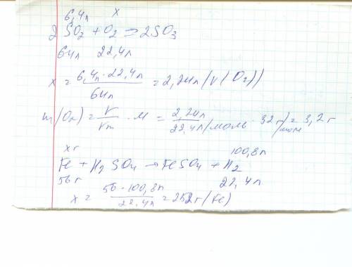 Какой объем кислорода (н.у.) необходим для взаимодействия с 6, 4 г оксида (4) с образованием оксида