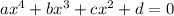 ax^4+bx^3+cx^2+d=0\\ &#10;