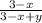 \frac{3-x}{3-x+y}