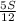 \frac{5S}{12}