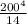 \frac{200^4}{14}