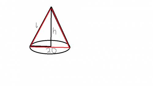 Равнобедренный треугольник,основание которого равно 20, вращается вокруг своей высоты,проведенной к