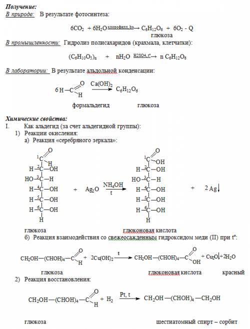 1) состав глюкозы 2) получение глюкозы 3) строение крахмала 4)состав крахмала