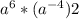 a^{6}*( a^{-4} )2