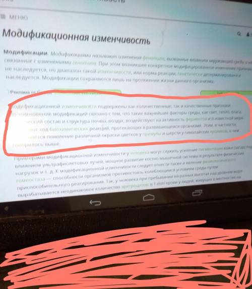 Чем определяется диапазон изменчивости листьев ?