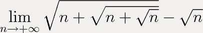 Nво всех стремится к бесконечности. 1)lim ∛(n)-∛(n+1) 2)lim(1+1/2+1/4++1/2^n)/(1+1/3+1/9++1/3^n) 3)l