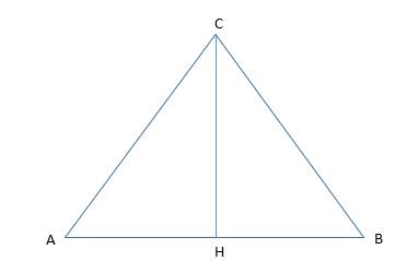 Втреугольнике abc ac=bc=9, cos a = 4/5 найдите высоту ch.подробнее ..