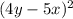 (4y-5x)^{2}