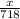 \frac{x}{718}