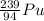 \frac{239}{94} Pu